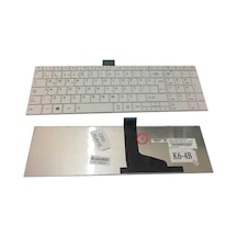 Toshiba Uyumlu C850-B7K. C850-Bkk. C850-Blk Notebook Klavye Beyaz.