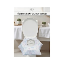 Tek Kullanımlık Klozet Kapak Örtüsü 20 Adet 2 10