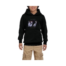 Zepplin Giyim Black Sabbath Heaven and Hell Siyah Çocuk Kapşonlu Sweatshirt
