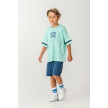 U.S. Polo Assn. U.s. Polo Assn Erkek Çocuk 2 Li Bermuda T-şhirt Takım Yeşil-2306 Yeşil