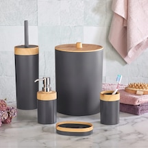 Bath Natura 5'li Banyo Seti - Antrasit Çok Renkli