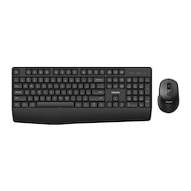 Phılıps Spt6348b, Siyah, Türkçe Q, 2.4ghz Kablosuz, Multimedya Klavye Mouse Set Optik