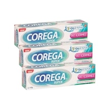 Diş Protezi Yapıştırıcı 3 Yönlü Tat Içermez Krem 40 Gr. 3 Lü