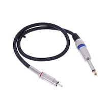 Suntek Rca Erkek - 6.35mm Erkek Fiş Mono Ses Aux Konektörü