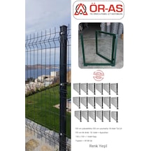 Panel Çit Takım 100 Cm Yükseklik 45 Mt Uzunluk 100 X 100 Kapı -