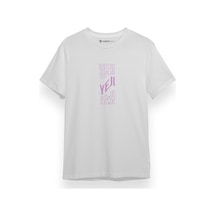 Itzy Yeji Beyaz Kısa Kol Erkek Tshirt 001
