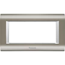 Viko Panasonic Thea 4m Sistema Inox+metalik Beyaz Çerçeve - Wvtf18445ın-tr