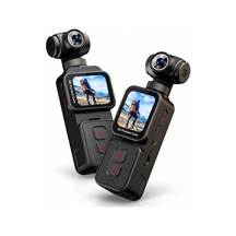 Bubitechh 5k 15fps Pocket Cam, 270 Döner Lensli Aksiyon Kamerası 1,69 İnç Ips Dokunmatik, 1000mah Pil, Eıs Titreşim Önleme, Otomatik Fotoğraf Çekimi, Uzaktan Kumandalı, Döndürülebilir Ekran