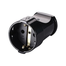 Fiş Dişi Topraklı Konza Siyah - 4 Adet Paket