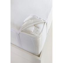 Mycey Bebek Yatağı Alezi 70x110 Cm Sıvı Geçirmez Alez Yatak Koruyucu Beyaz