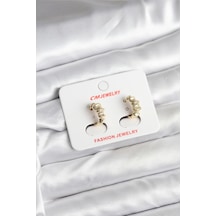 14k Gold Renk Kaplama Cm Kadın Küpe Renkli 61108487