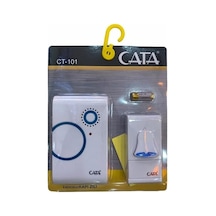 Cata Ct-101 Kablosuz Kapı Zili Mavi Farklı Ses Melodili Lüks Uzaktan Kumandalı Zil
