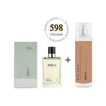Bargello 598 Unisex Parfüm EDP 50 ML + No: 598 Unisex Body Mist Edt 210 M Diğer
