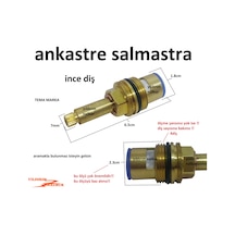 Tema Ankastre İnce Diş Salmastra Taharat Musluğu İçi Aç Kapa Kısa