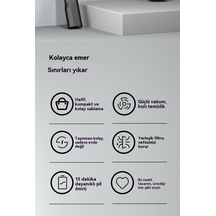 Araba Elektrikli Süpürgesi, Kablosuz, Taşınabilir, Elde Taşınabilir, Küçük, Mini - Beyaz