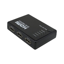 Pm-8342 5 Giriş 1 Çıkış Hdmı 2.0 4k 60hz Switcher Toplayıcı Kumandalı Beyaz - Çok Renkli