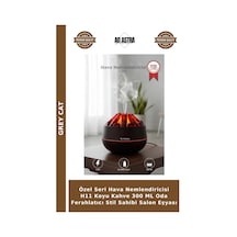 Özel Seri Hava Nemlendiricisi H11 Koyu Kahve 300 Ml Oda Ferahlatıcı Stil Sahibi Salon Eşyası