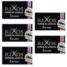 Rixos Super Platinum Çift Taraflı Yaprak Jilet 5 Adet 5'li Kutu 25 Adet Jilet
