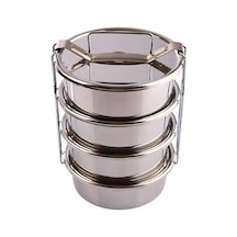 Sefer Tası 4 Lü Paslanmaz Çelik Tek Kişilik 12X6 Cm 3 Lü Kullanım