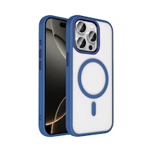 Joko Apple iPhone Uyumlu  15 Pro Max Uyumlu Terea Magsafe Kapak - Lacivert