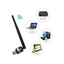 3 Dbi Wireless Antenli Adaptör Kablosuz USB Wi-Fi Alıcı