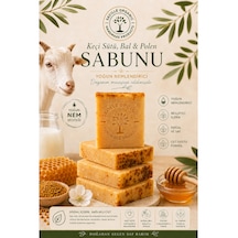 Secille Organic Soğuk Döküm Keçi Sütü Bal Ve Polen Sabunu 120g-el Yapımı Doğal Sabun