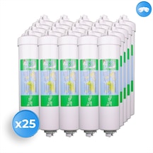 Su Arıtma Cihazı Premium Inline Aşama 2 Ön Karbon Filtre 25 Adet