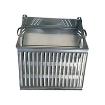 Çanta Mangal Kutu Mangal Aile Boy Inox