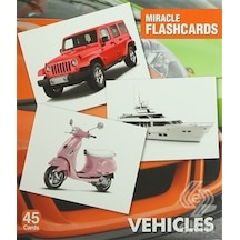 Miracle Flashcards Vehicles - 45 Pictures- MK Publications