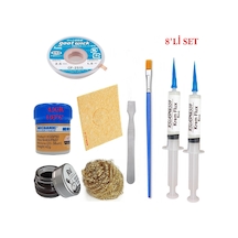 Mechanc Krem Lehim 183 C 42gr Havya Uc Temizleyici Flux Lehim Toplama Cp-2515 Lehim Emme Teli Spatula S1tk04