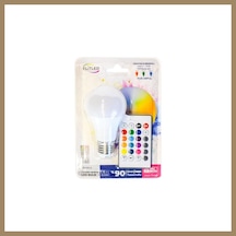 Bezos 9w Kumandalı Beyaz+rgb Led Ampul 1 Adet 22