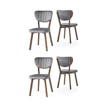 Star Demir Mutfak Sandalyesi 4 Lü Set 001