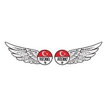 Mr.Sticker-Bt26 Reflektif Ab Rh Pozitif + Kan Grubu Etiket Seti