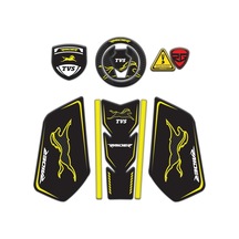 Tvs Raider Tank Pad Sticker Seti Sarı Siyah Redlinegrafik