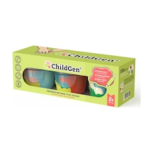 Childgen 125 Gr 3'lü Mermer Desenli Hamur Seti Çok  Renkli