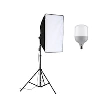 Softbox Sürekli LED Işık Tek Duylu 50 x 70 CM Tekli Set