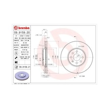 Brembo 09915920 Ön Fren Aynası Astra H 1.4 1.6 04 Meriva 1.6 03 Combo 1.3 Cdtı 4.05 280x25x4dlx Havalı 569067 95526653 95526654 93197712 6155216035