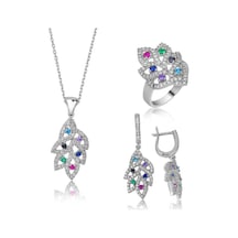 Gümüş Renkli Bayan Set St1160078 Gümüş