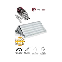 Zımba Teli 13/8 Mm 5000 Adet, Güçlü Ve Dayanıklı Çelik Tel, Profesyonel Zımba Tabancaları İçin