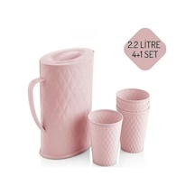 4+1 Sürahi Ve Bardak Su Seti 2.2 Lt
