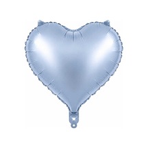 Kalp Folyo Balon Mavi 18 İnc