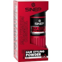 Sinep Toz Wax No:1 Strong Hold Kırmızı Red Maksimum Kontrol & Mat Görünüm 20 Gr
