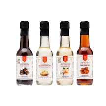Nish Karamel, Vanilya, Çikolata, Beyaz Çikolata Aromalı Şurup 4'lü Set 4x250 Ml - Pet Şişe Diğer