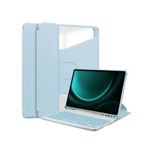 Geeksen "Samsung Uyumlu Tab S9 Fe İçin 360 Dönebilen Bluetooth Klavye Kılıfı - Şık Ve Korumalı" Optik