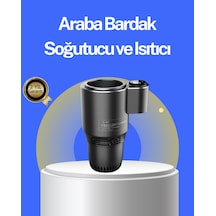 Araç İçi Isıtıcı Soğutucu Bardaklık 60 C Isıtma -4 C Soğutma Çok Renkli