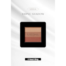 Missha Triple Shadow Yumuşak Dokulu Dökülme Yapmayan 3 Renkli Göz Farı 17 Heart Ring
