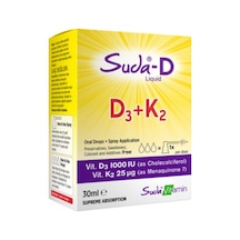 Suda Vitamin D3+K2 30ml Sprey