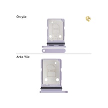 Samsung Galaxy A37 Sim İç Yuvası Çiftli İle Uyumlu Mor Çiftli Sim Yuvası İkili Sim Tepsisi Çiftli Si