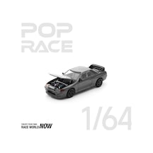Nissan Skyline Gt-r R32 Dark Chrome Edition Prdc002 Diecast 1:64 Model Araba