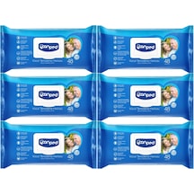 Canped Hasta Vücut Perine Temizleme Islak Mendil 48yaprak Xl 6lı 6'lı Set